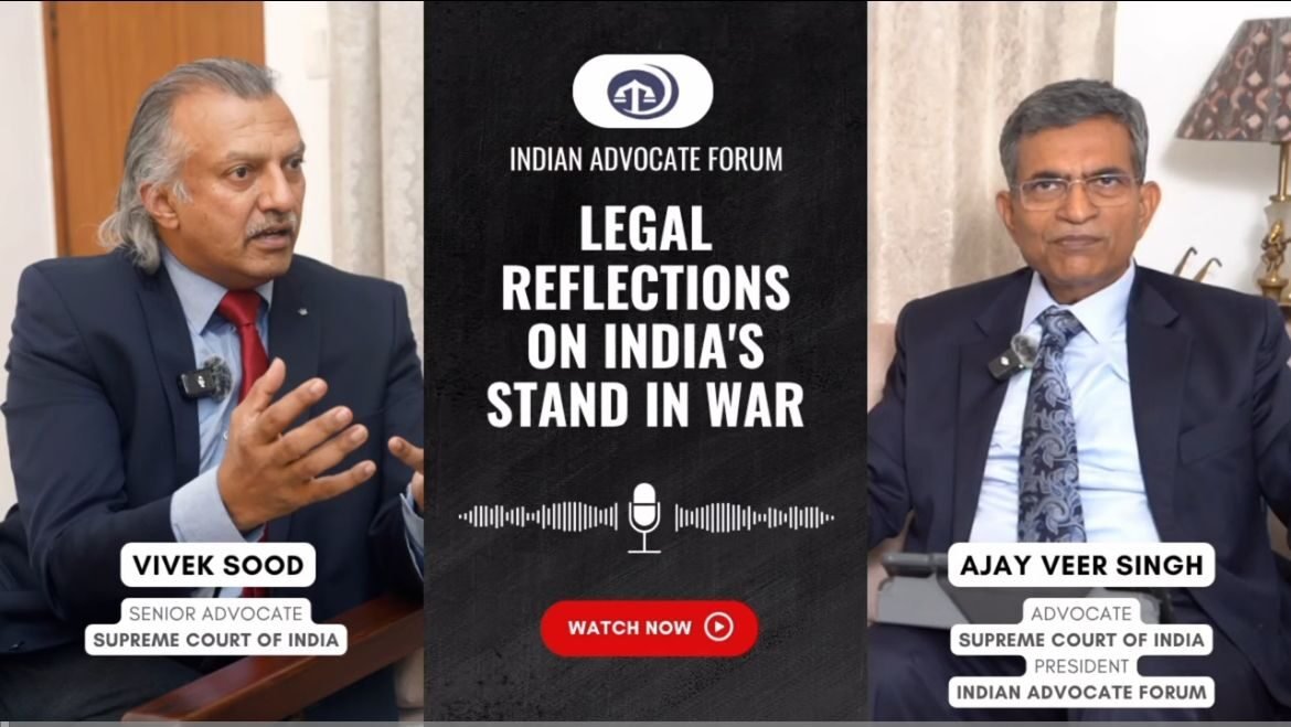 When the Law Speaks in War: Legal Reflections on India’s Global Position